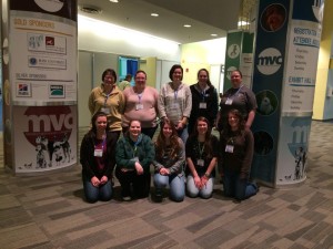 VMT students at the Midwest Veterinary conference Photo provided by Jordan Massey