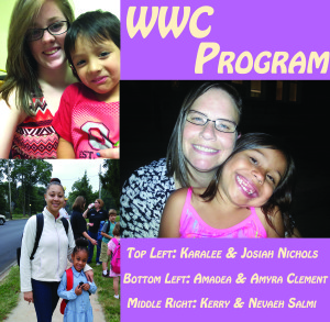 Collage of WWC Students and their children Collage created and provided by Jenna Kauffman