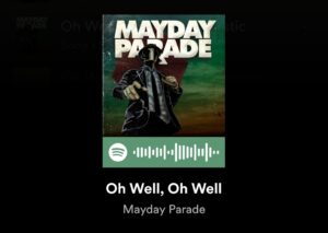 Mayday Parade "Oh Well, Oh Well" Spotify Album Cover