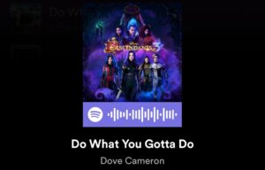 Dove Cameron "Do What You Gotta Do" Spotify Album Cover