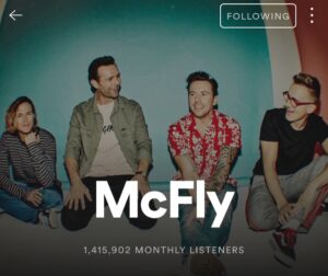 Mcfly Spotify Page