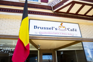 Brussels Cafe Entrance Photo by Hannah Middaugh