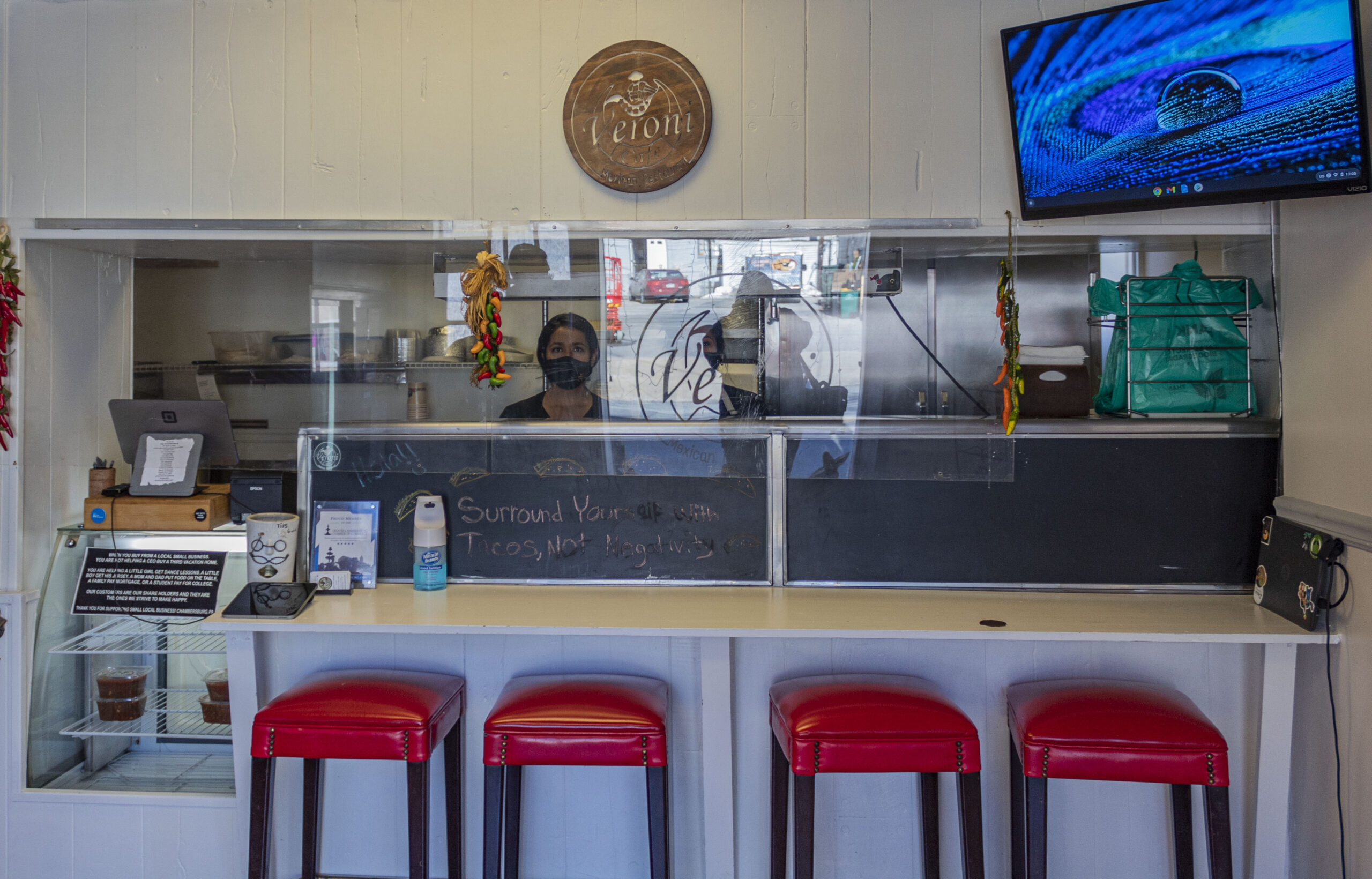 Inside of Veroni Cafe Photo by Hannah Middaugh